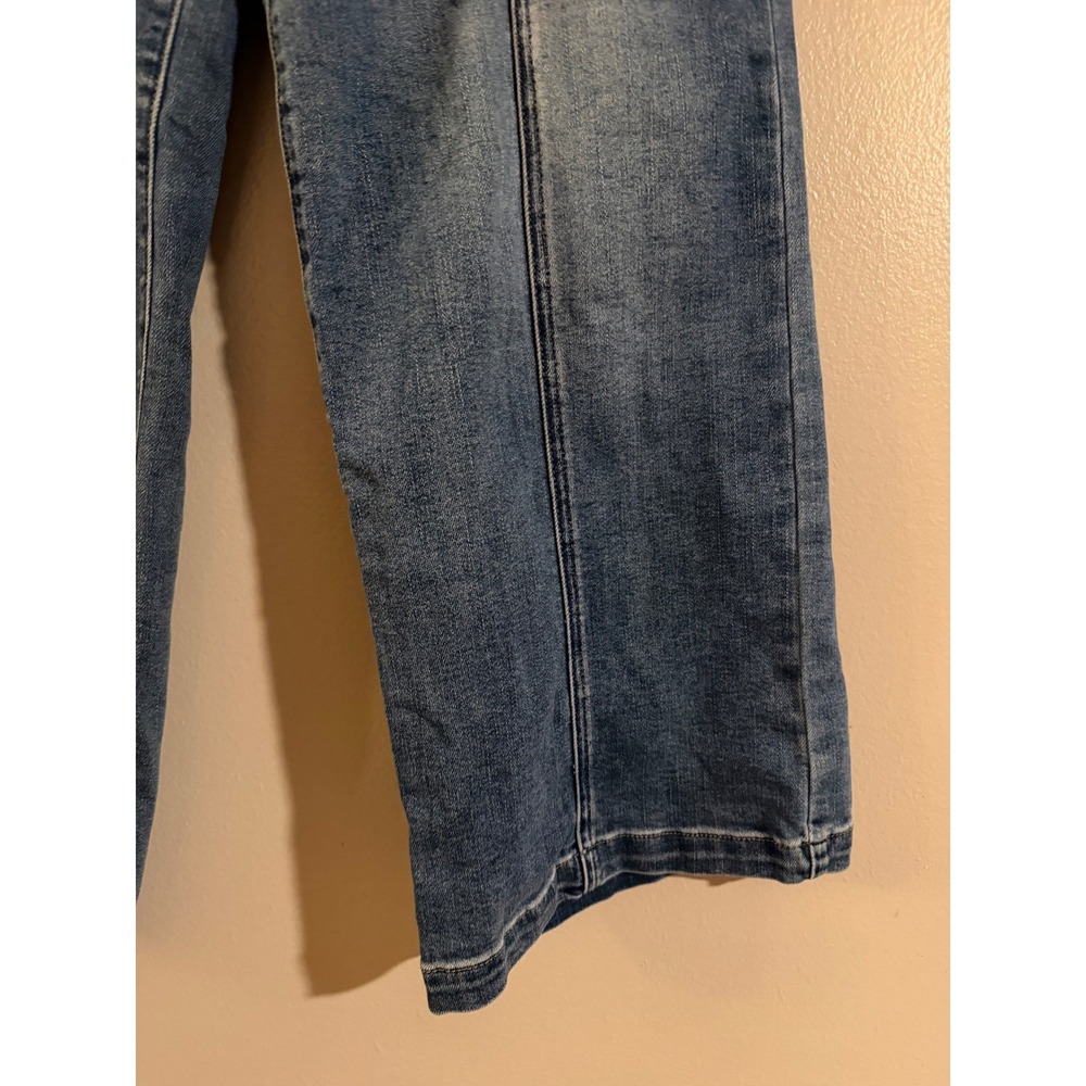 Kut from the Kloth Meg Wide Leg Jeans Medium Wash Seam Front Denim Size 6 - Picture 4 of 7